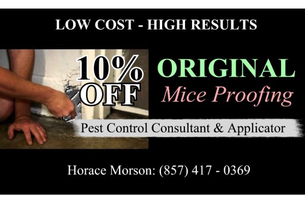 Horace Pest Control ad